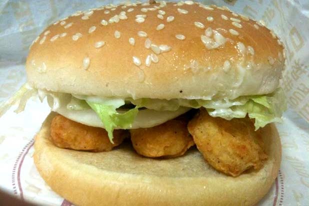 Spicy Tender King Sandwich at Burger King (South Korea)