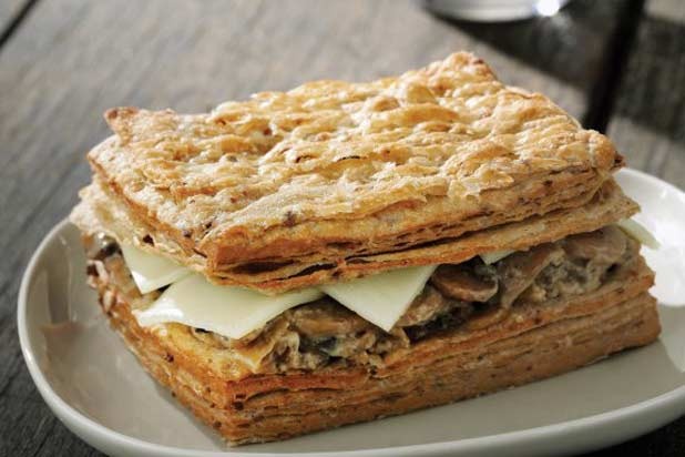 Mushroom & Mozzarella Flaky Sandwich at Starbucks (Singapore)