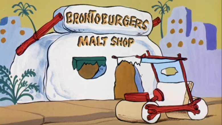 Flinstones Brontoburger exterior