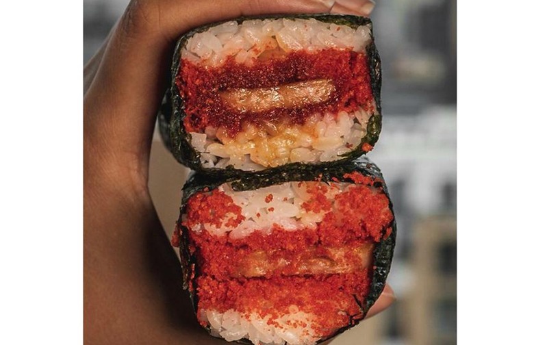 Most Outrageous Restaurant Dish: Hot Cheetos Spam Musubi, Poké House (Denver)