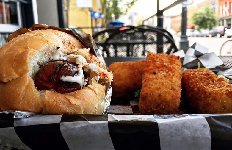 Best Hot Dog: Biker Jim's (Denver)