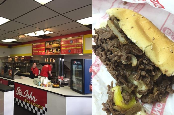 Best Cheesesteaks: Big John Steak & Onion (Various Locations)