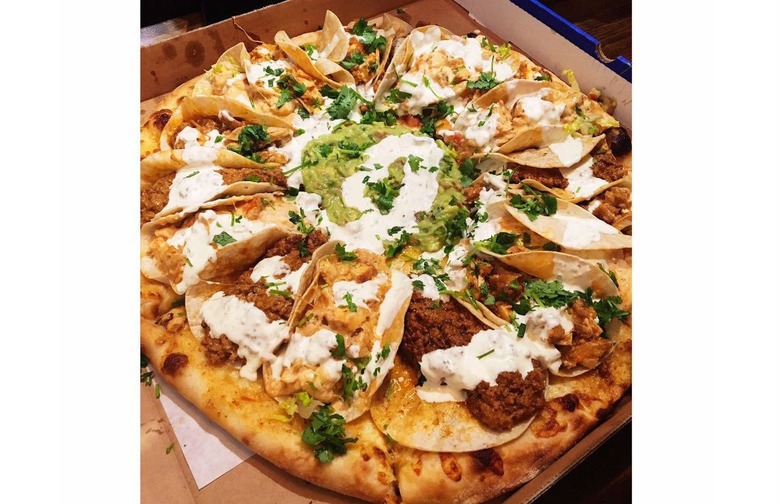 Most Outrageous Restaurant Dish: Taco Pizza, Tony Boloney's (Hoboken and Atlantic City)