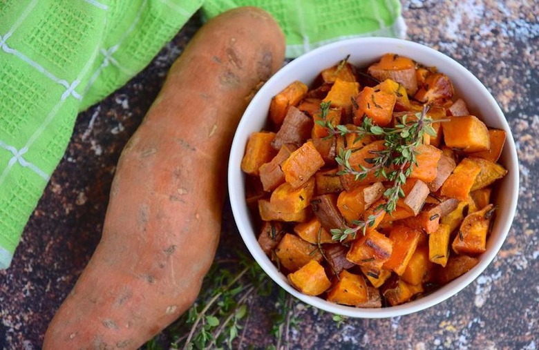 Oven Roasted Sweet Potatoes 