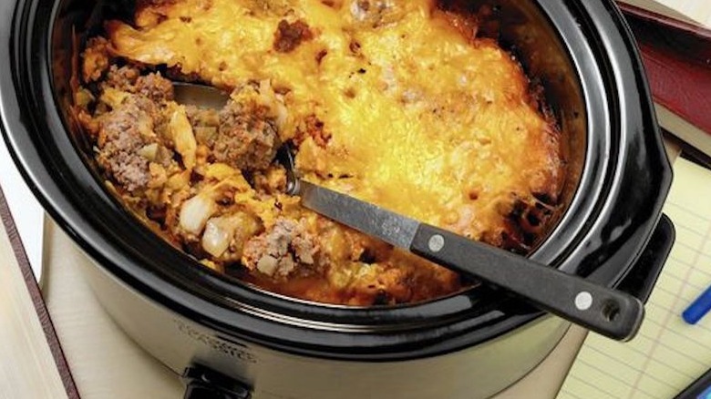 Double-Decker Cheeseburger Casserole