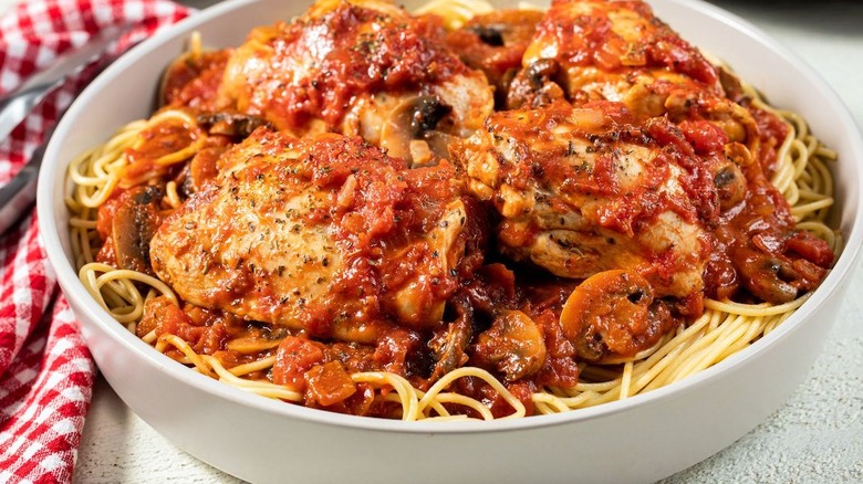 Italian Chicken and Mushrooms