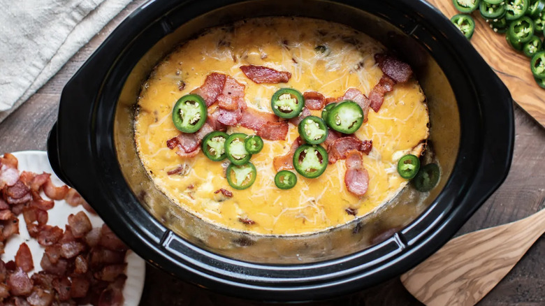 Jalapeno Bacon Crustless Quiche