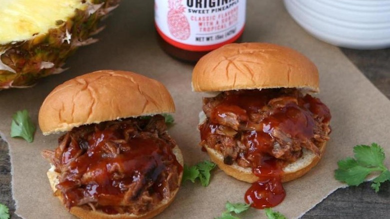 Pork and Pineapple Sandwich