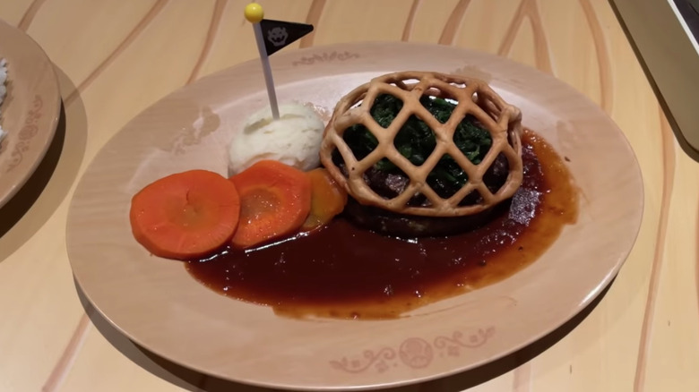 King Bowser's Hamburger Steak