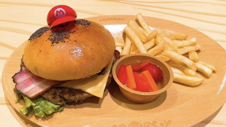 Mario's Bacon Cheeseburger