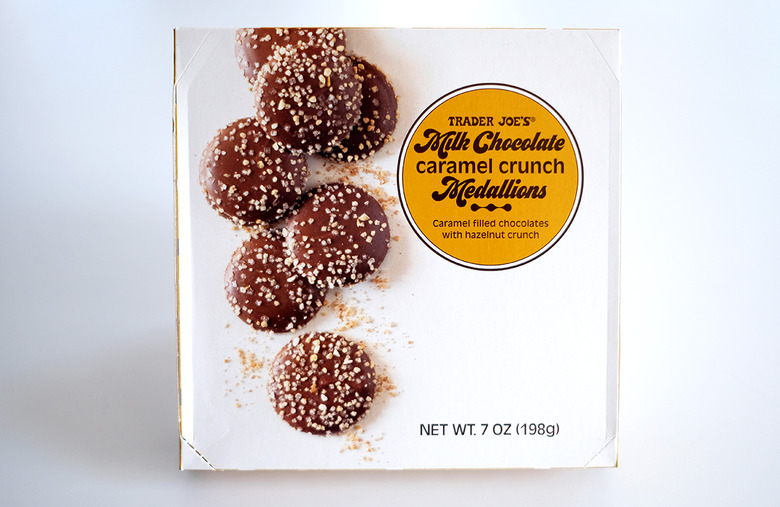 Milk Chocolate Caramel Crunch Medallions