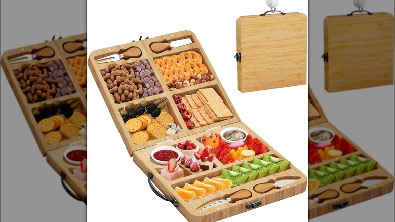 Travel charcuterie board