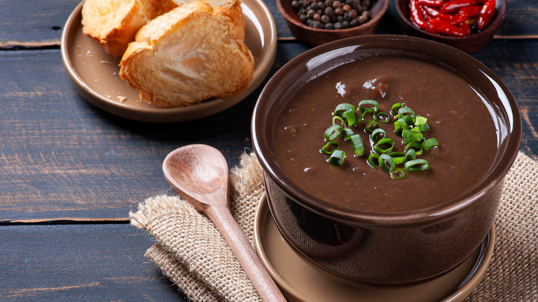 black bean soup