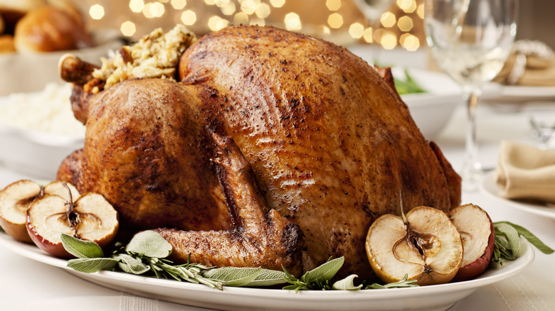 turkey on table