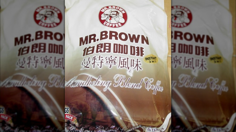 Bag of Mr. Brown coffee