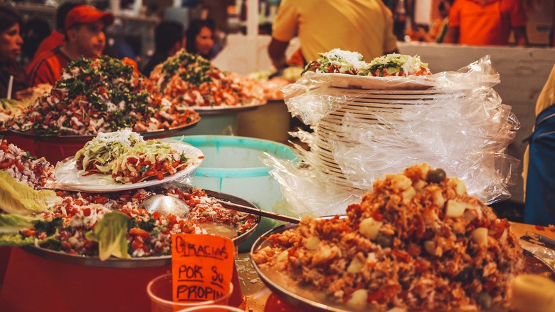 Mexico City Street vendor food