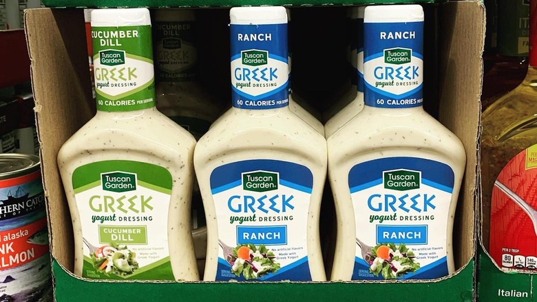 Bottles of Tuscan Garden dressing