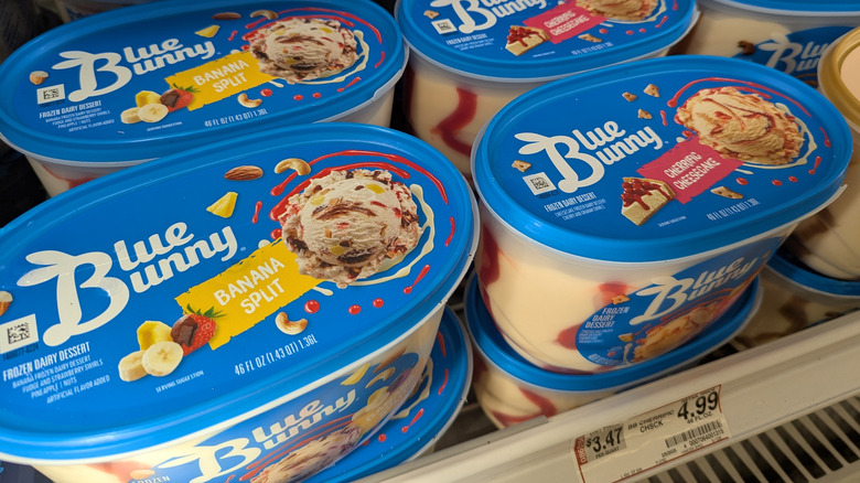 Blue Bunny ice cream options in store