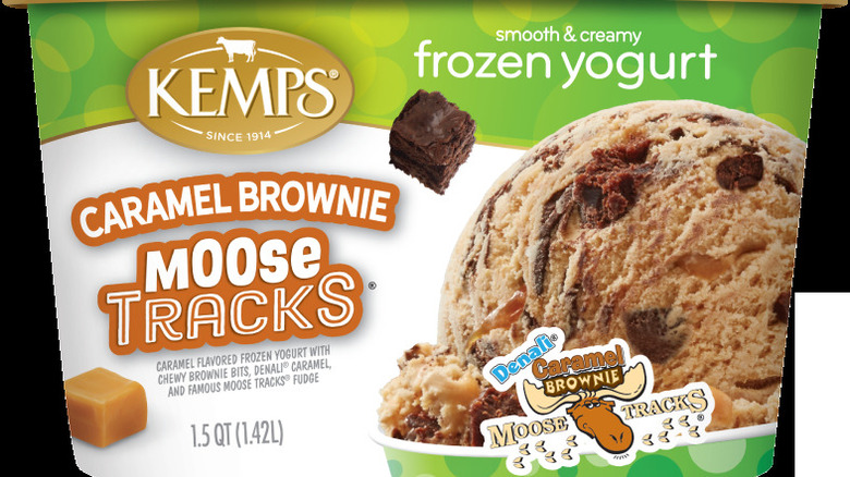 Kemps Moose Tracks ice frozen yogurt