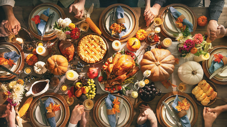 Fall holiday table