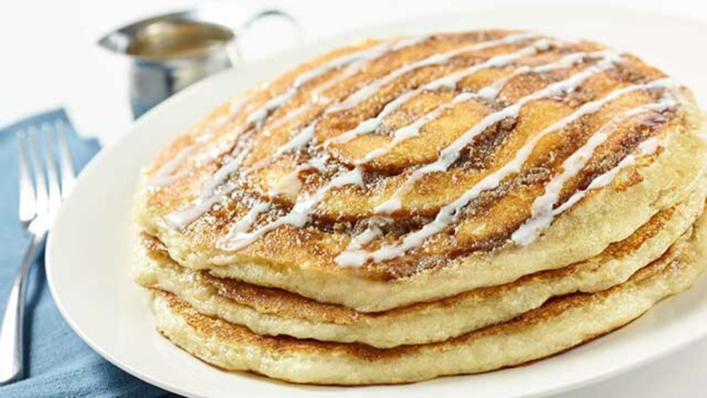 The Cheesecake Factory's Cinnamon Roll Pancakes
