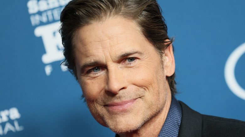 Close-up of Rob Lowe smiling