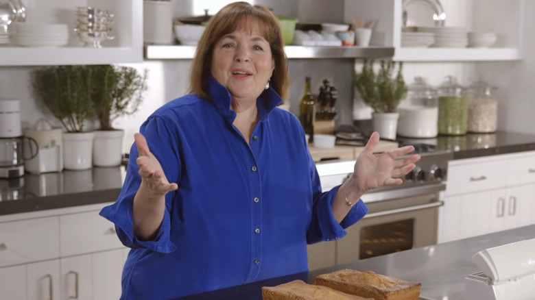 Ina Garten with pound cake