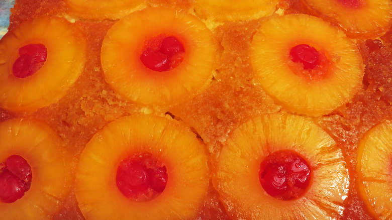 Classic pineapple upside down cake