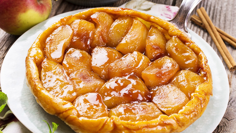 French Tarte Tatin dessert