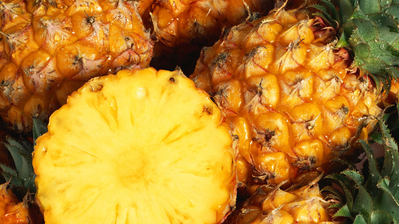 Batch of pineapples