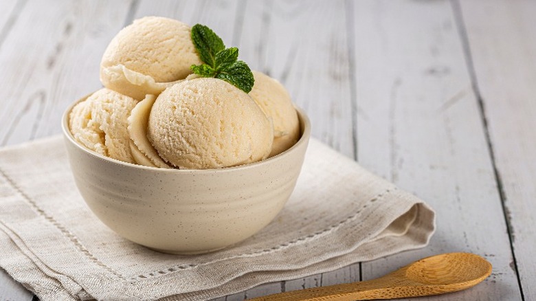 Vanilla ice cream