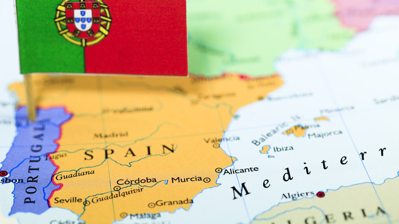 Map of Portugal