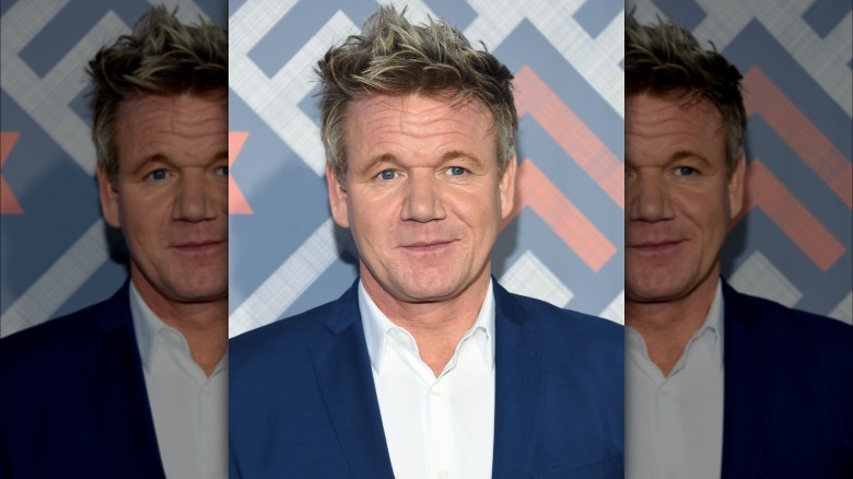 Gordon Ramsay smirking