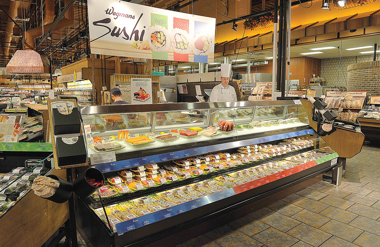 Fresh pizza and sushi: Wegman's