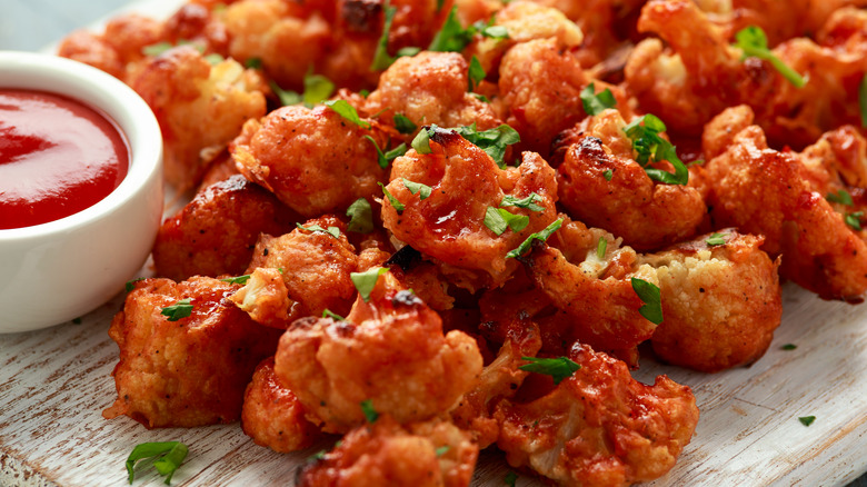 Buffalo cauliflower wings