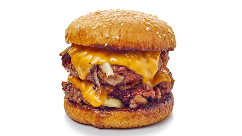 double patty onion burger
