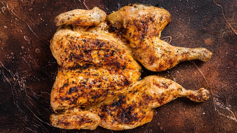 spatchcocked chicken