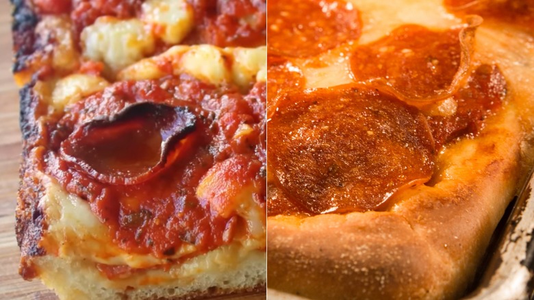 detroit style pizza sicilian pizza