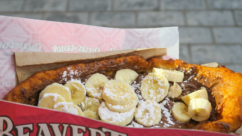 Nutella and banana BeaverTail