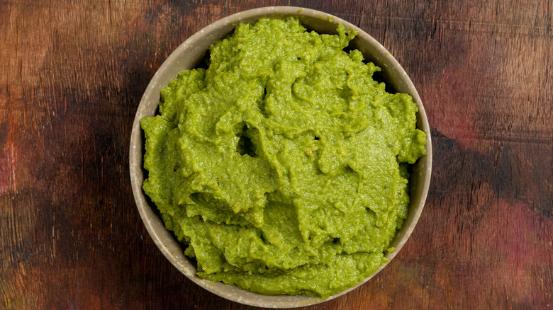 Guacamole in a bowl