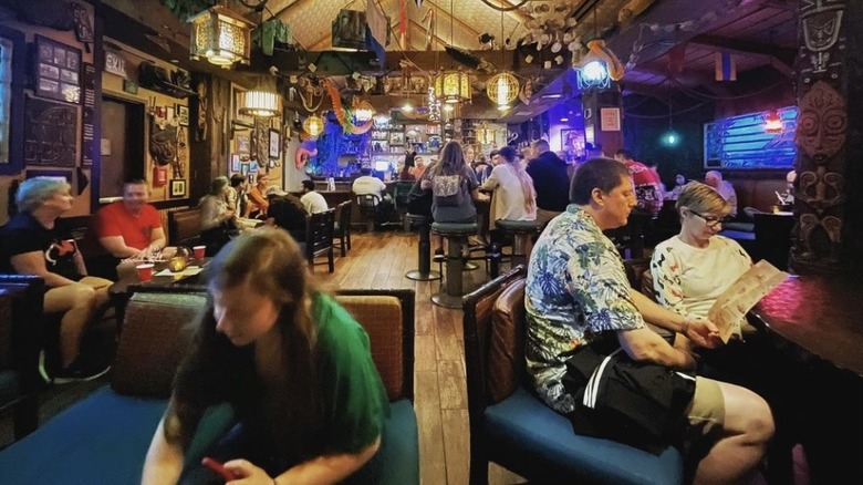 Trader Sam's Grog Grotto bar at Disney's Polynesian Village Resort