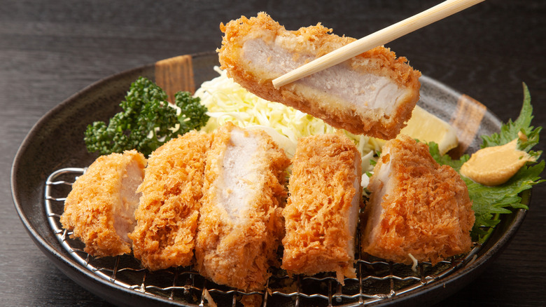 Crispy katsu cutlet
