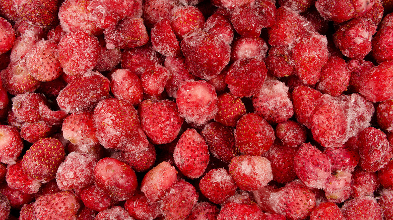 frozen strawberries