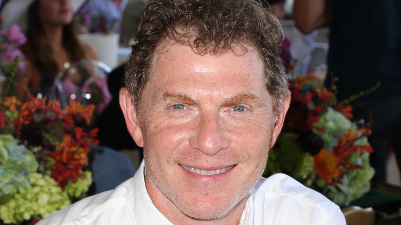 Bobby Flay at garden party
