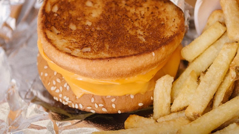 Five Guys grilled cheese