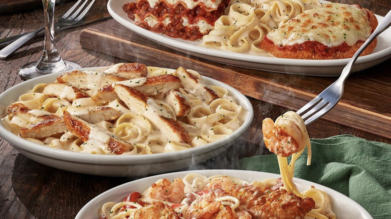 Olive Garden pasta dishes