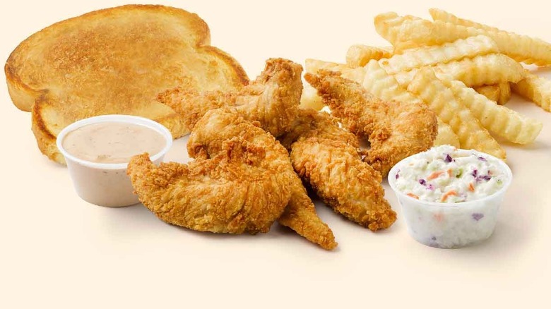 A boxed meal from Guthrie's Chicken