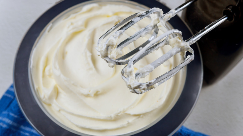 Beating frosting