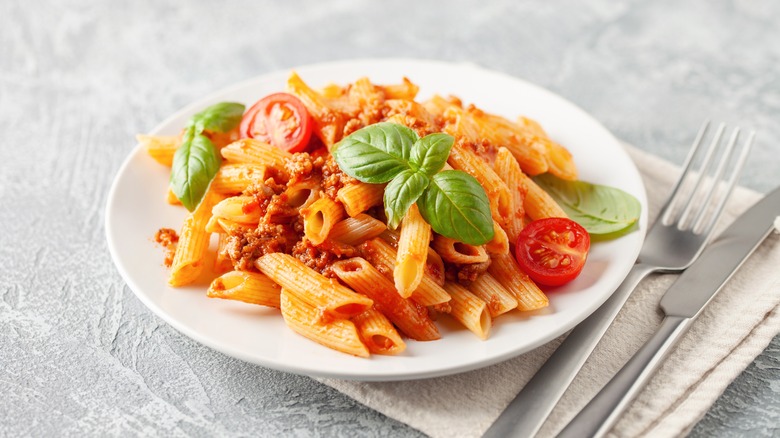 Plate of pasta