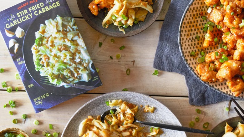 Stir Fried Garlicky Cabbage dishes